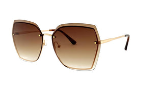 Sunglasses 51018, brown/gold