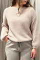 Becca alpaca blend jumper, beige