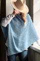 Bettany poncho, ice blue