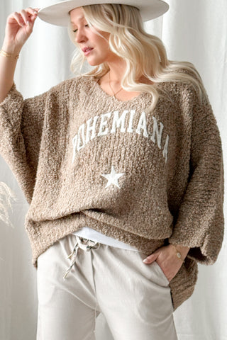 Bohemiana star knit, beige