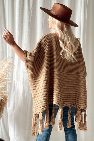 Dalila poncho, caramel