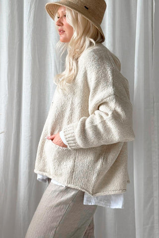 Dash cardigan, off white