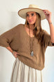 Deia cotton jumper, caramel