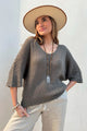 Deia cotton jumper, taupe