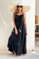 Diana viscose dress, black