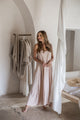 Diana viscose dress, champagne pink