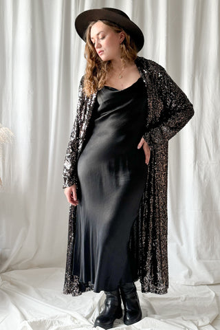 Dolce Vita kimono, silver-black