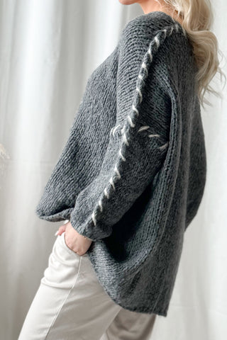 Easy living knit, grey