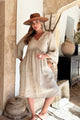 Giselle linen dress, natural