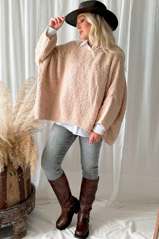 Indie knit, light pink