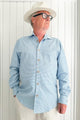 Jules cotton shirt, blue check