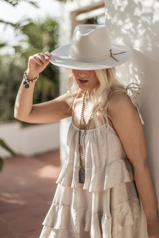 Lilibet Linen Dress, sand