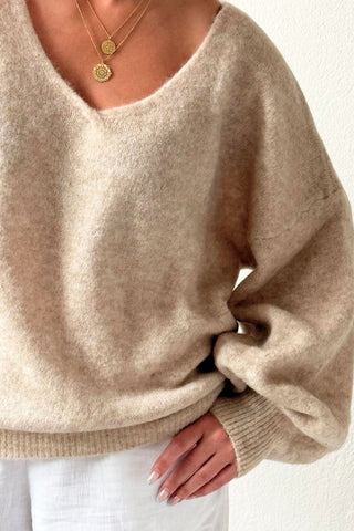 Lotta sweater, beige