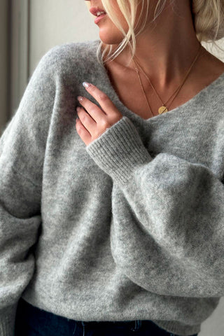 Lotta sweater, pearl grey