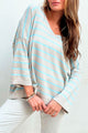 Lovely day cotton shirt, light blue stripes