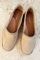 Mia glitter espadrillot, beige suede