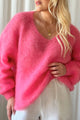 Mohair heaven jumper, bubble pink