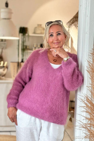 Mohair Heaven jumper, violet