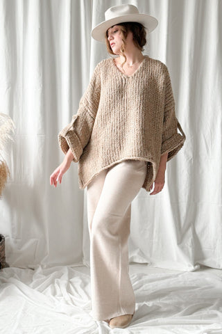 Roche knitwear, caramel