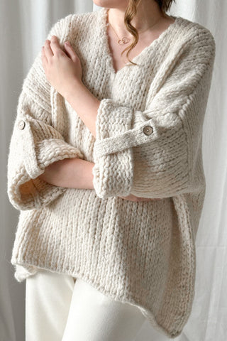 Roche knitwear, off white