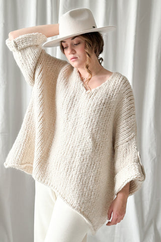 Roche knitwear, off white