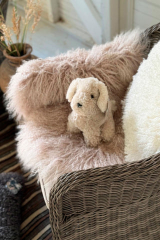 Shansi sheepskin, beige