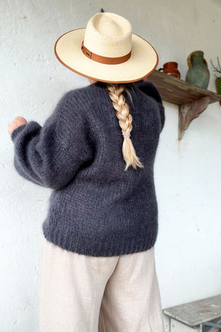 Sweetness mohair jumper, thunder cloud