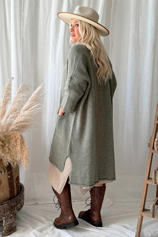 Wilona cardigan, sage