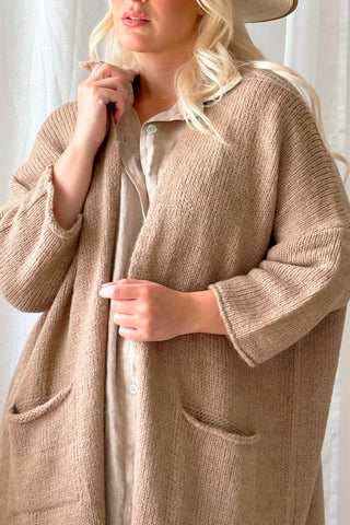 Wilona cardigan, caramel