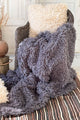 Wooly blanket, gray