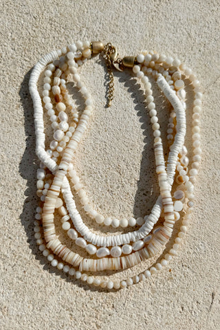 Jacqueline necklace, ivory