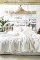 Linen duvet cover, white