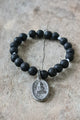 BUDDHA Bracelet, Lava Stone