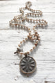 Buddha 40 necklace, howlite