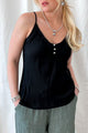 Goldie viscose top, black