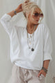 Miley cotton shirt, off white