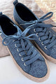 Ada linen espadrille sneakers, blue